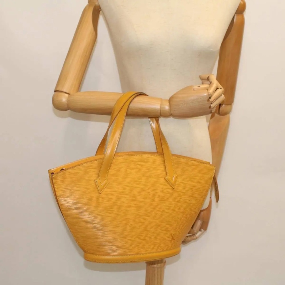 LOUIS VUITTON Epi Saint Jacques Handbag  shoulder Bag Yellow in dust bag vintage